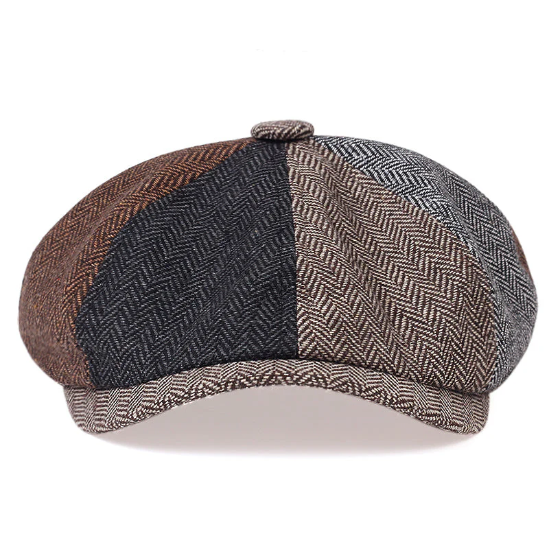 Herringbone Wool Cap - Image 10