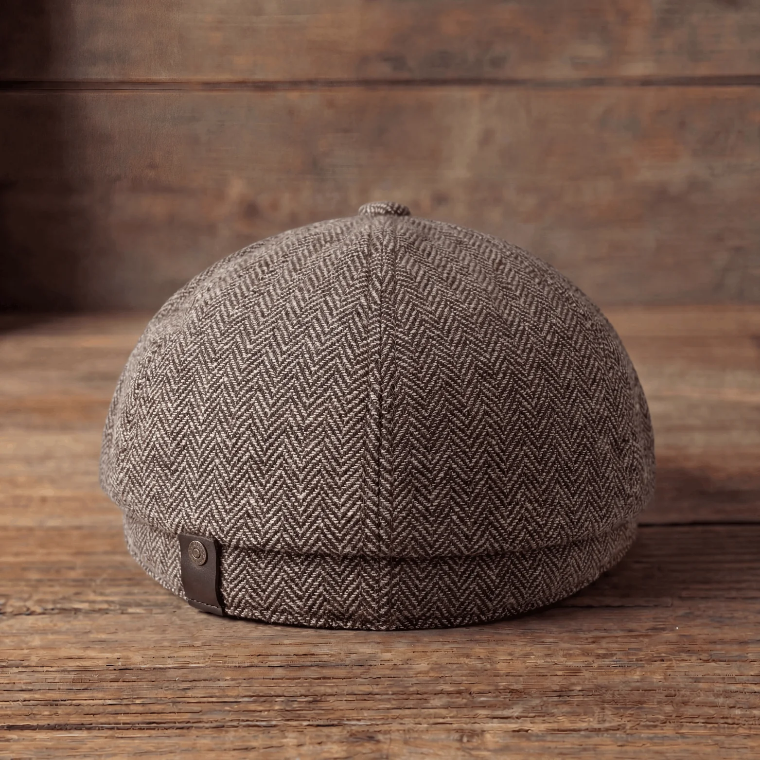 Herringbone Wool Cap - Image 5