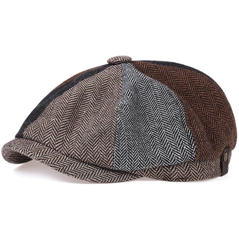 Herringbone Wool Cap - Image 9