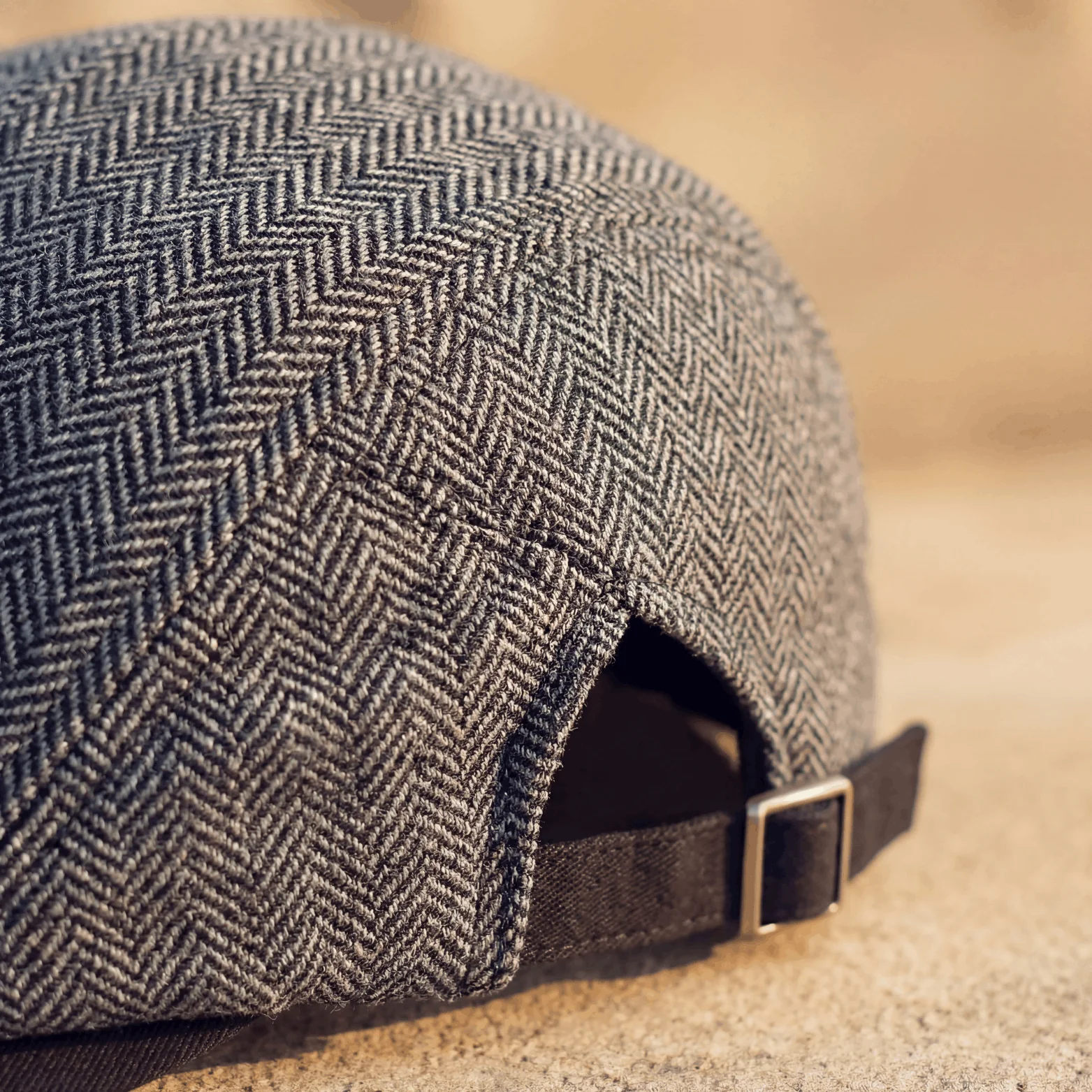 Herringbone Wool Driver Cap - Image 4