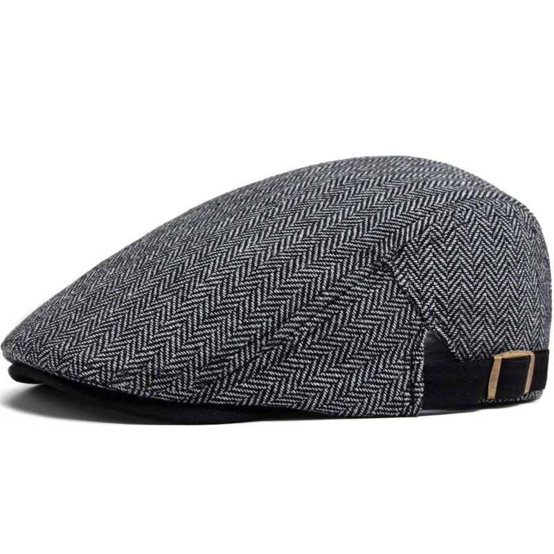 Herringbone Wool Driver Cap - Image 7