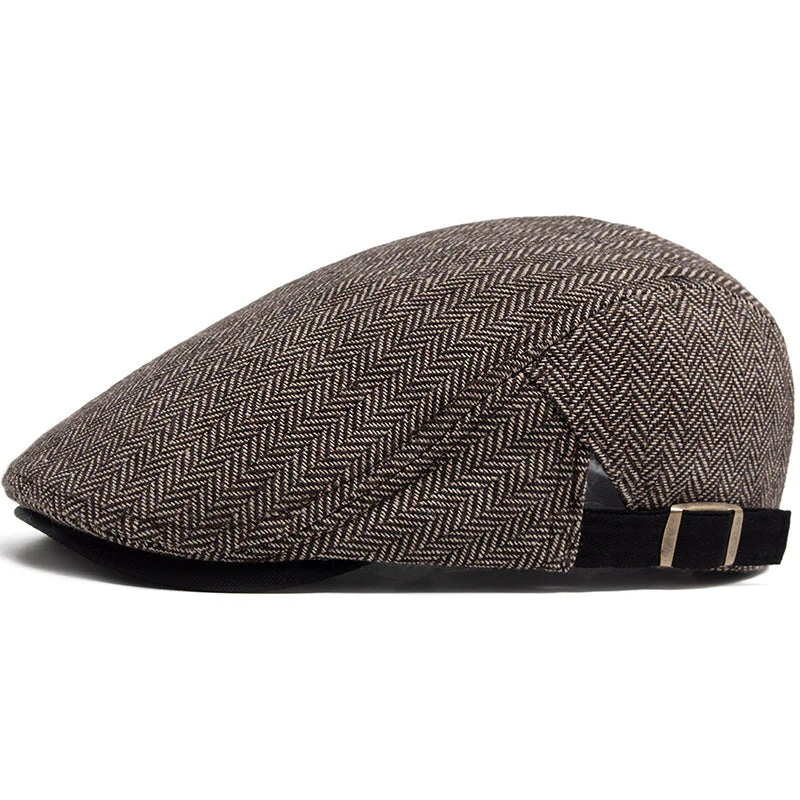 Herringbone Wool Driver Cap - Image 8