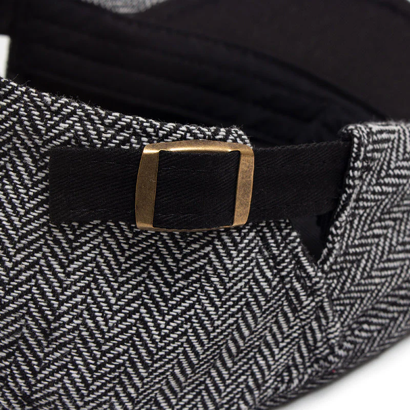 Herringbone Wool Driver Cap - Image 9