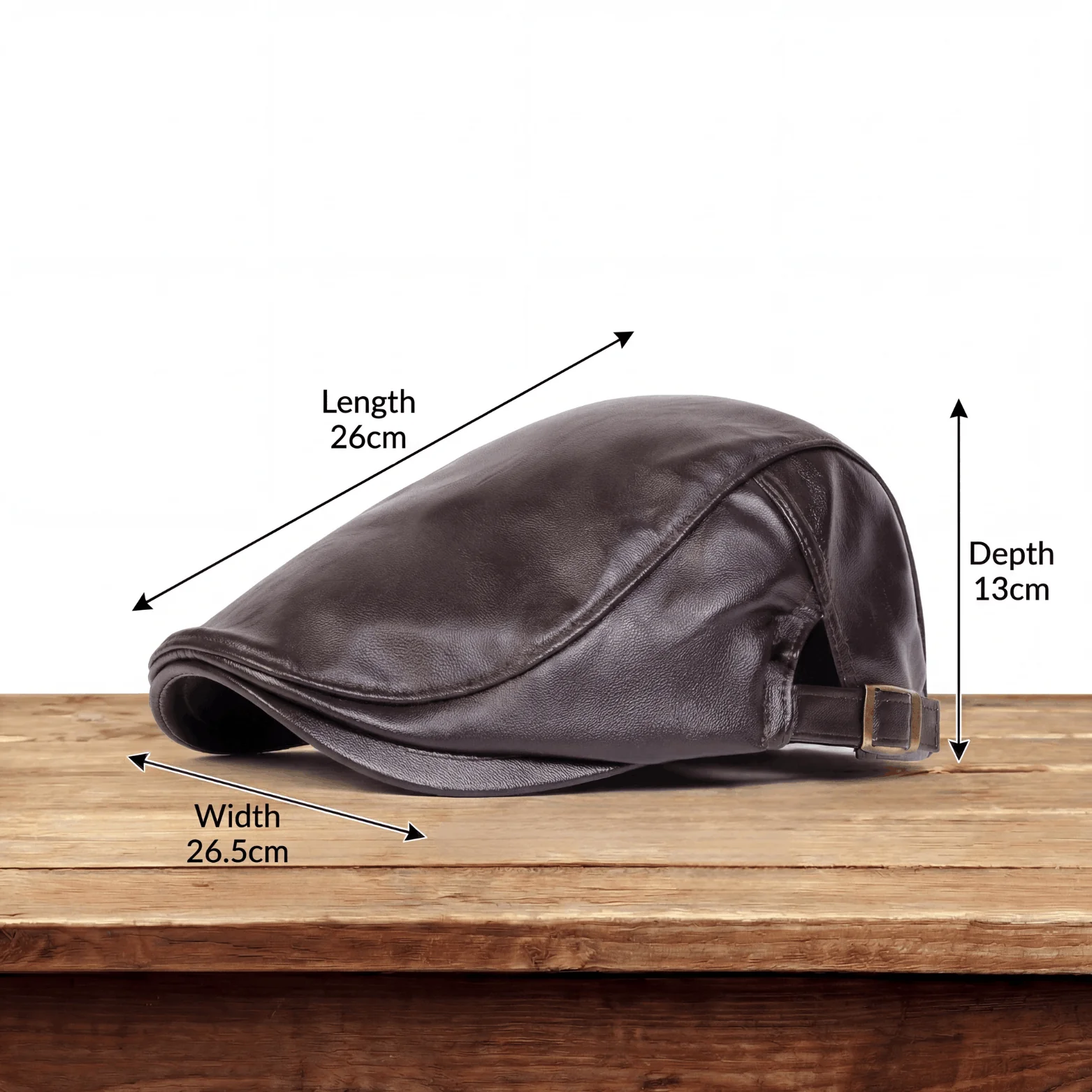 Leather Driver Cap - Image 3