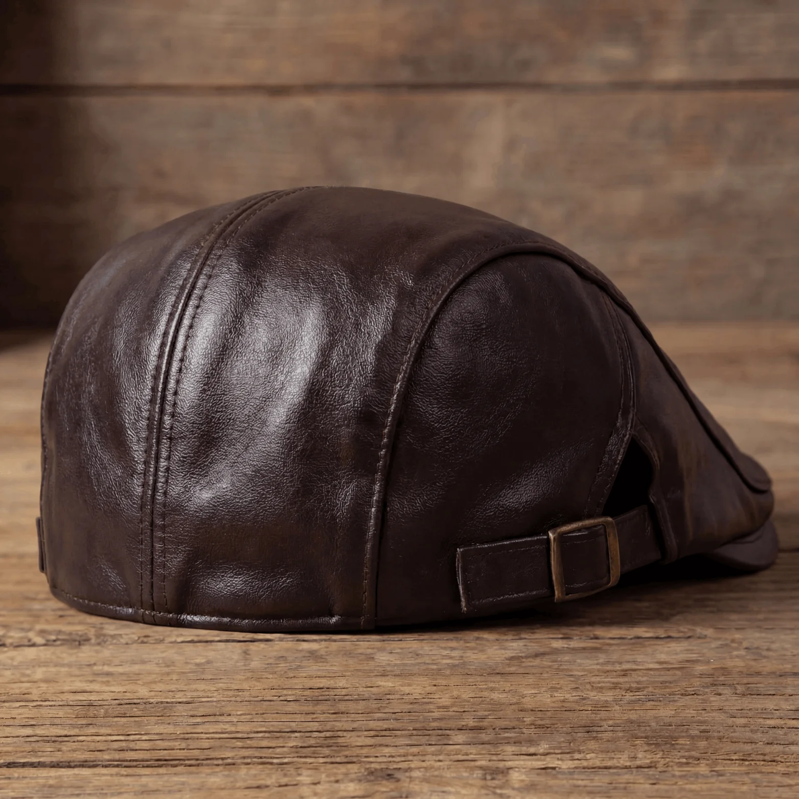 Leather Driver Cap - Image 5