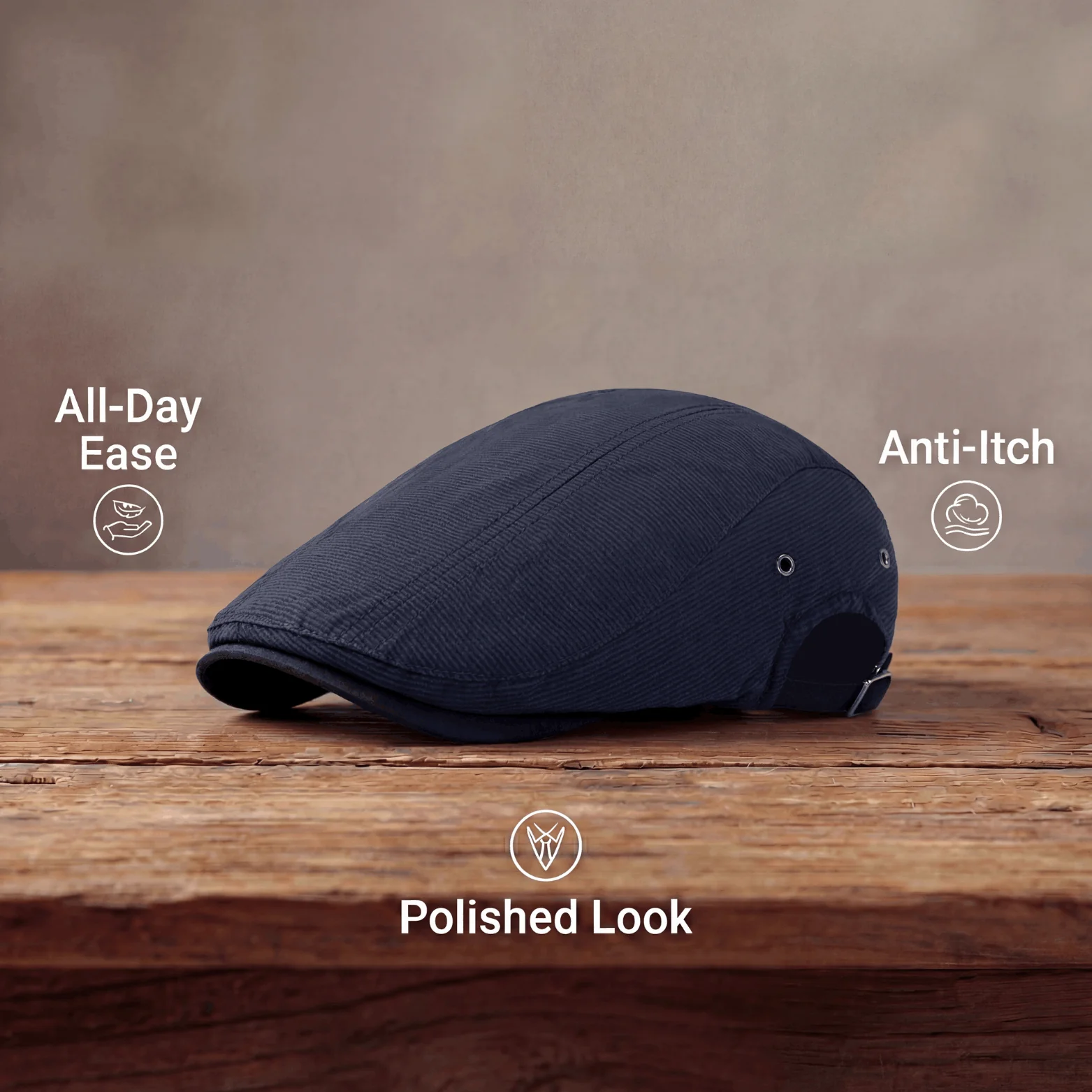 Pinstripe Cotton Cap - Image 6