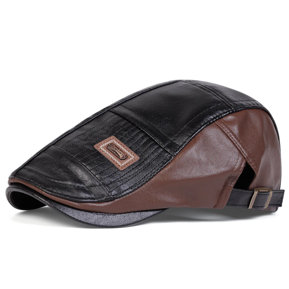 Quilted Leather Cap - Image 4